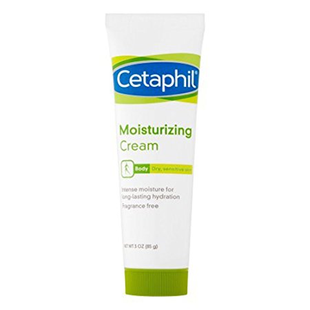 Cetaphil Moisturizing Cream for Dry/Sensitive Skin 3 oz (Pack of 2)