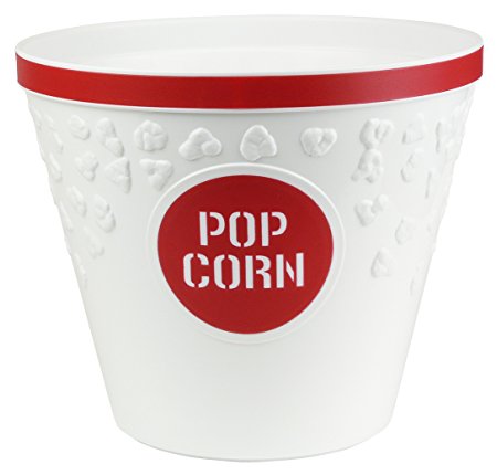 Hutzler Popcorn Bucket, Red