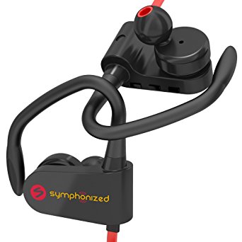 Symphonized PWR Bluetooth Earbuds | Wireless Water Resistant Sport Earphones with Mic | HD Stereo Sweat-proof In-ear Headphones | Gym, Running, Workout Headset