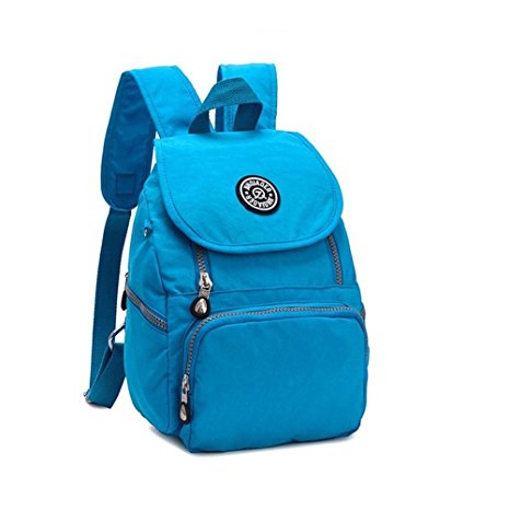 Qflmy® Womens Girls Mini Waterproof Nylon Casual Lightweight Backpack and Daypack