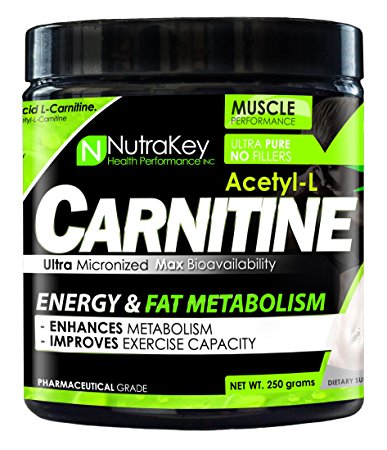 NutraKey Acetyl L-Carnitine, 250-Gram