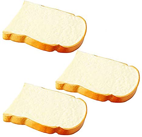 Artificial Bread Fake Bread Simulation Food Model Kitchen Prop (Toast)