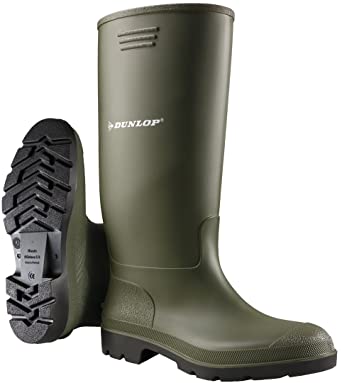 Dunlop Pricemastor PVC Welly/Mens Wellington Boots (11.5 US) (Green)