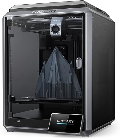 Official Creality K1 3D Printer - 600 mm/s High-Speed, Upgraded 0.1 mm Smooth Detail, Auto Leveling, Dual Fans Cooler, Straight Out of The Box for Beginners, Printing Size 8.66x8.66x9.84 inch