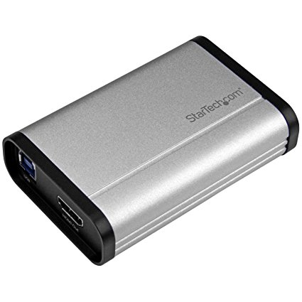 StarTech.com USB 3.0 Video Capture Card – 1080p 60fps Game Capture Card – Aluminum – Game Capture Card – HDMI Capture Card