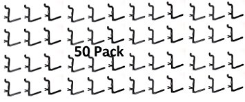 Pegboard L-Hooks Pegboard L Hooks Storage Garage Organizer Tool (50)