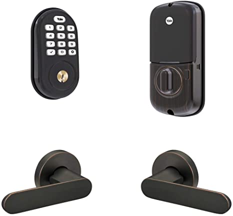 Yale Assure Lock Keypad with Kincaid Lever in Bronze