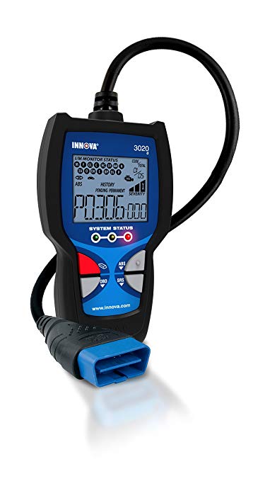 Innova 3020d Check Engine Code Reader w/ABS (Brakes), DTC Severity, Emissions Diagnostics, and Easy to Use HotKeys for OBD2 (OBD II) Vehicles