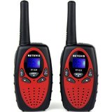 Retevis RT628 Kids Walkie Talkies 22 Channel FRSGMRS UHF 462550- 4677125MHz Portable 2 Way Radio Toy for ChildrenRed1 Pair
