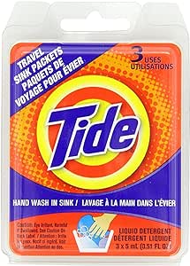 Tide Travel Sink Packets Size 3ct