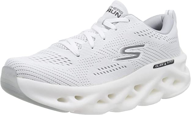 Skechers Men's GOrun Glide-Step Swirl Tech-Max Cushioning Athletic Workout Running Walking Shoes Sneaker