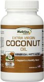 Coconut Oil Capsules - Extra Virgin Organic Coconut Oil Pills - 100 Softgels 1000mg Each - Cold-Pressed - GMP Certified Facility - Made in the USA