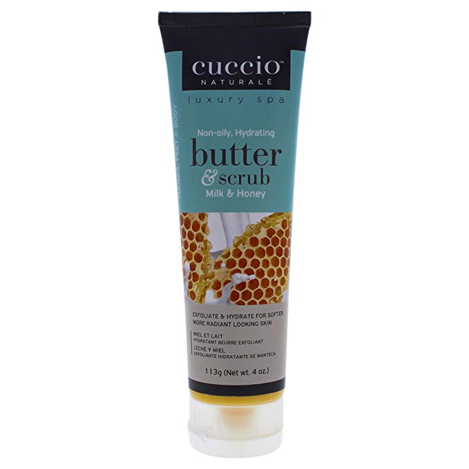 Cuccio Butter Scrub, Milk & Honey, 4 Oz