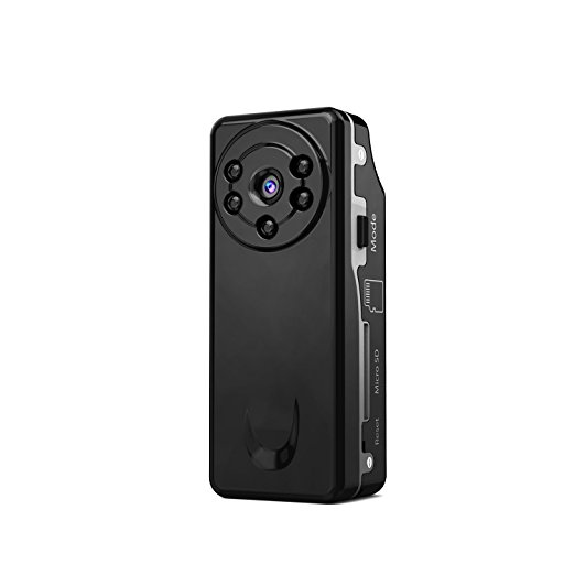 Mini Spy Hidden Camera Conbrov® 720P Night Vision Body Camera Video Recorder Portable Pocket DV Cam with 5 Black LED DV12