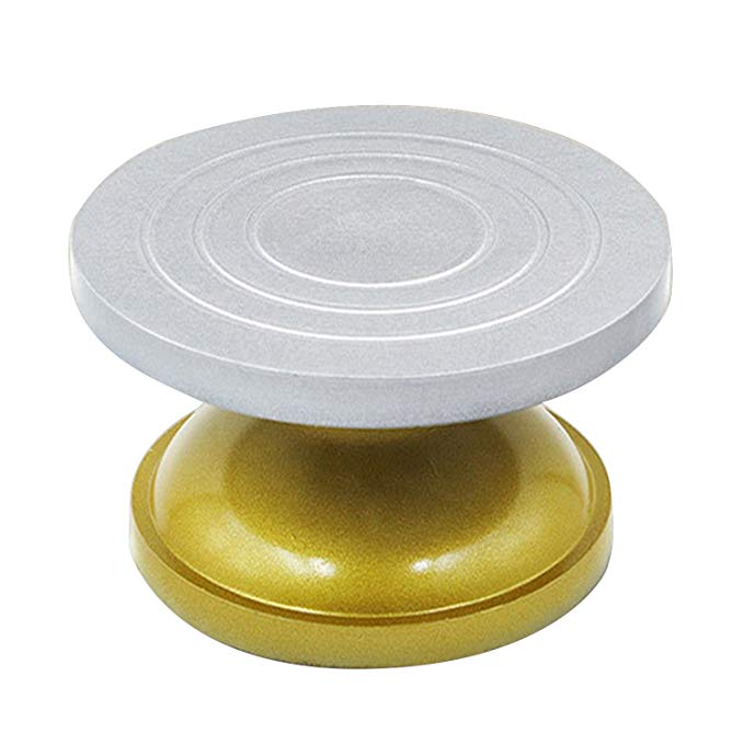 8 inch Rotating Revolving Cake Decorating Display Stand Turntable Clay Sculpture Pottery Turntable Baking Tools