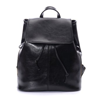 Artmis Womens Genuine Leather Backpack Vintage Daypack Cute Bookbag