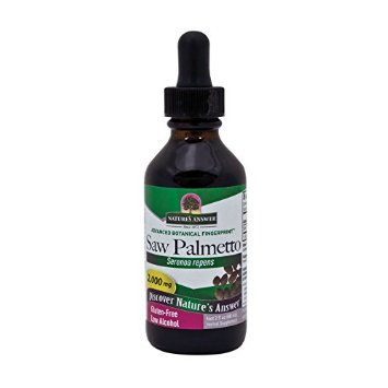 Natures Answer Saw Palmetto Berry with Organic Alcohol 2-Fluid Ounces Packaging May Vary
