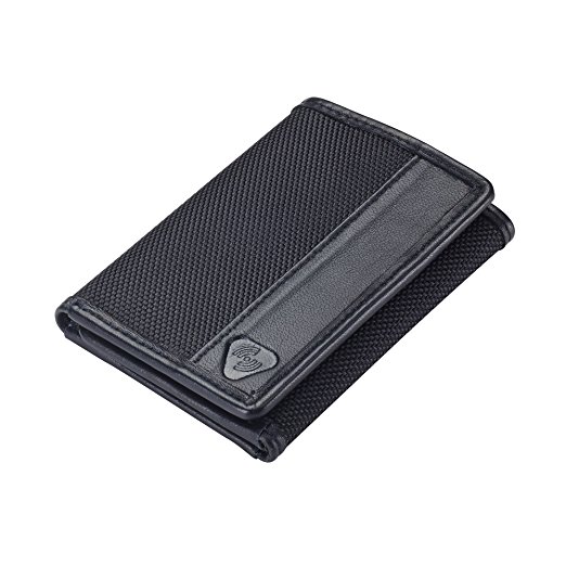 Lewis N Clark Ballistic RFID Trifold Wallet, Black, One Size