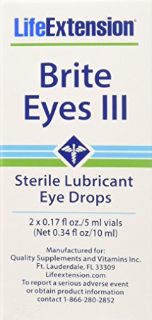 Life Extension Bright Eyes III Tubes Each, 2 Count