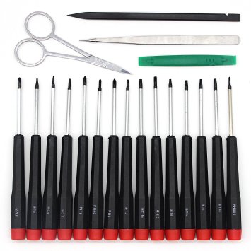 Precision Screwdriver Set, E-Durable Magnetic Driver Kit, Cell Phone, Tablet, PC, Macbook, Electronics Repair Tool Kit in Portable Nylon Case (TYPE 2)