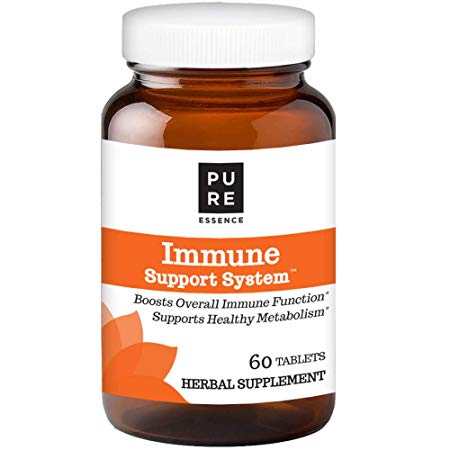 Pure Essence Labs Immune Cellular Support System - With Maitake - Colostrum - Fucoidan And More - 60 Tablets