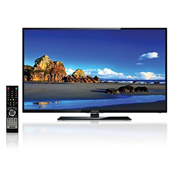 AXESS TV1701-32 32-Inch LED HDTV, Features VGA/HDMI/USB/Headphone Inputs, Built-In Digital and Analog TV Tuner, Noise Reduction, Full Function Remote