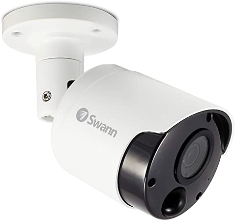 Swann Dummy Security Camera, Fake Bullet Cameras for Outdoor Home Surveillance, White MSB (SWPRO-MSBDUM-GL)