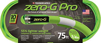 zero-G 4300-75, zeroG, Pro Garden Hose, 3/4" x 75' Green