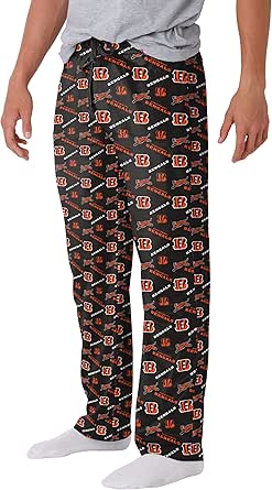 FOCO Men's NFL Team Logo Repeat Print Lounge Pants