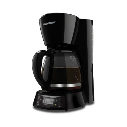 Black & Decker BCM1410B 12-Cup Programmable Coffeemaker with Glass Carafe