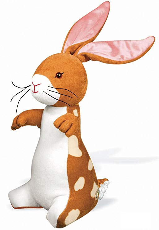 The Velveteen Rabbit 10" Velvet Plush Stuffed Animal Soft Toy - Who Lives Because of a Child's Love