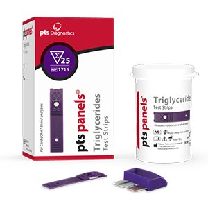 PTS Panel #1717 Test Strips Triglyceride Test (6 strips/box) for CardioChek PA or CardioChek ST
