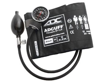 ADC DIAGNOSTIX 720 Pocket Aneroid Sphygmomanometer, Black, Adult