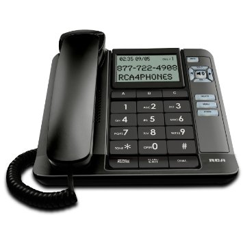 RCA 1113-1BKGA 1-Handset Landline Telephone