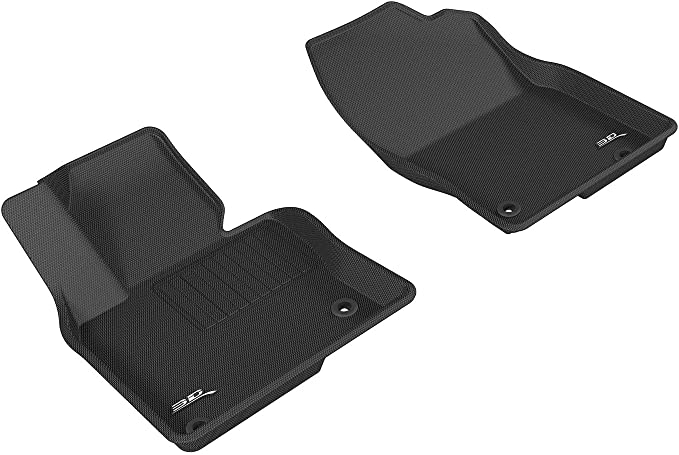 3D MAXpider All-Weather Floor Mats Compatible with Mazda CX-5 2017-2021 Custom Fit Car Floor Liners, Kagu Series (1st Row, Black)