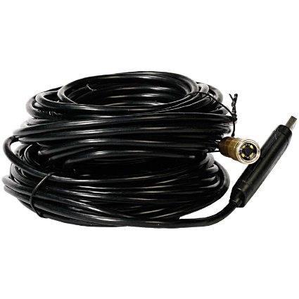 ZHOL 45ft USB Cable Waterproof Drain Pipe Pipeline Plumb Inspection Snake LED Video Color Camera 15mGift Key chain