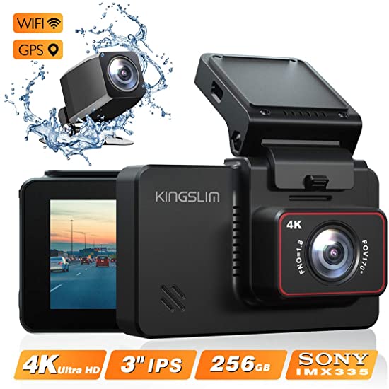 Fakespot | Kingslim D4 4k Dual Dash Cam With Bu... Fake Review