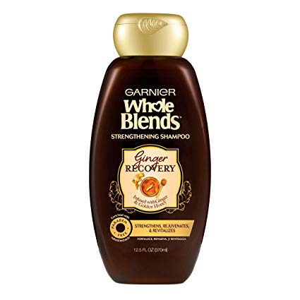 Garnier Hair Care Whole Blends Ginger Recovery Strengthening Shampoo, 12.5 Fluid Ounce