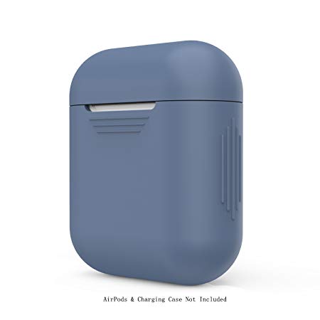 AirPods Case Protective Silicone Cover and Skin for AirPods Charging Case(Midnight Blue)