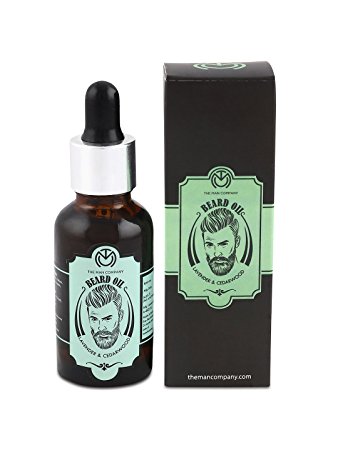 The Man Company Oil for Beard and Moustache - 30 ml (Lavender and Cedarwood)