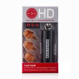 EarPeace HD High Fidelity Hearing Protection Ear Plugs for Concerts and Music Professionals BlackBrown