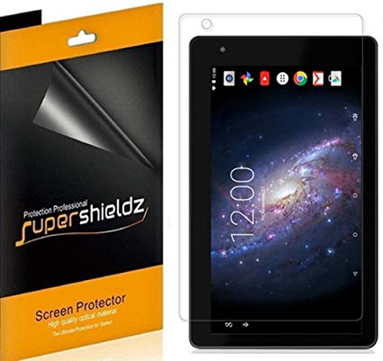 [3-Pack] Supershieldz- Anti-Bubble Clear Screen Protector for RCA Voyager Pro 7" Tablet 16GB Quad Core (RCT6773W42KC)   Lifetime Replacements Warranty - Retail Packaging