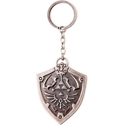 The Legend of Zelda Twilight Princess: Metal Hylian Shield Key Chain