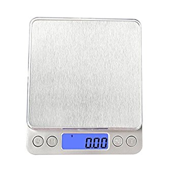 Dr.meter Digital High-precision Multi-function Pocket Stainless Jewelry Scale, Kitchen food Scale, Lab Weight