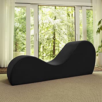 Avana Yoga Chaise Lounge, Black