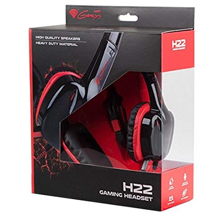 Genesis Natec Stereo Gaming Headset H22 for PC, Laptop and Tablet