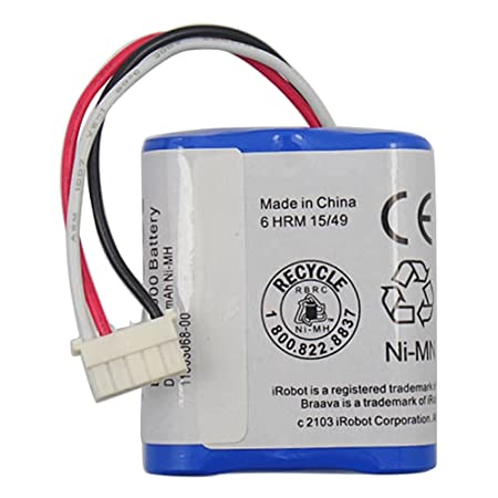 Generic 7.2V 2000mAh Ni-MH Battery Replacement Battery for iRobot Braava 380t iRobot Mint 5200 5200B 5200C Floor Cleaner Robot