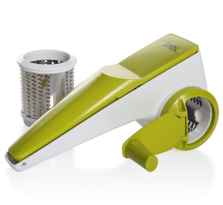 Jumbl Rotary Cheese Grater - Nuts Chocolate Grater with Dual Grating Cylinders