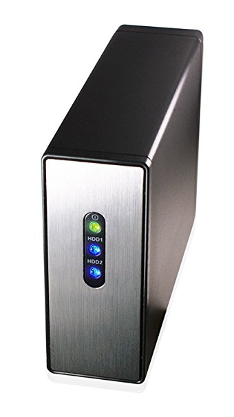 HornetTek Accelerator USB 3.0 Dual Bay 2.5" HDD (Notebook Size HDD) / SDD Enclosure w/RAID 0 & RAID 1