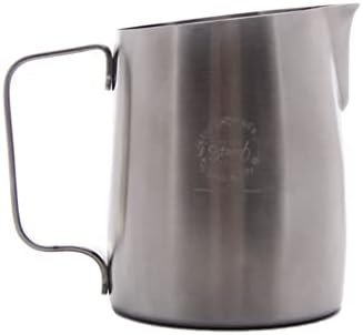 WPM HC-7121ST 500ml Brushed SS Round Spout Milk Frothing Jug, Stainless Steel
